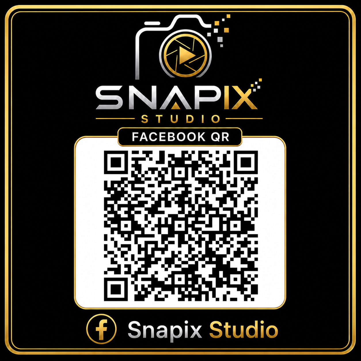 Facebook QR code for Snapix Studio