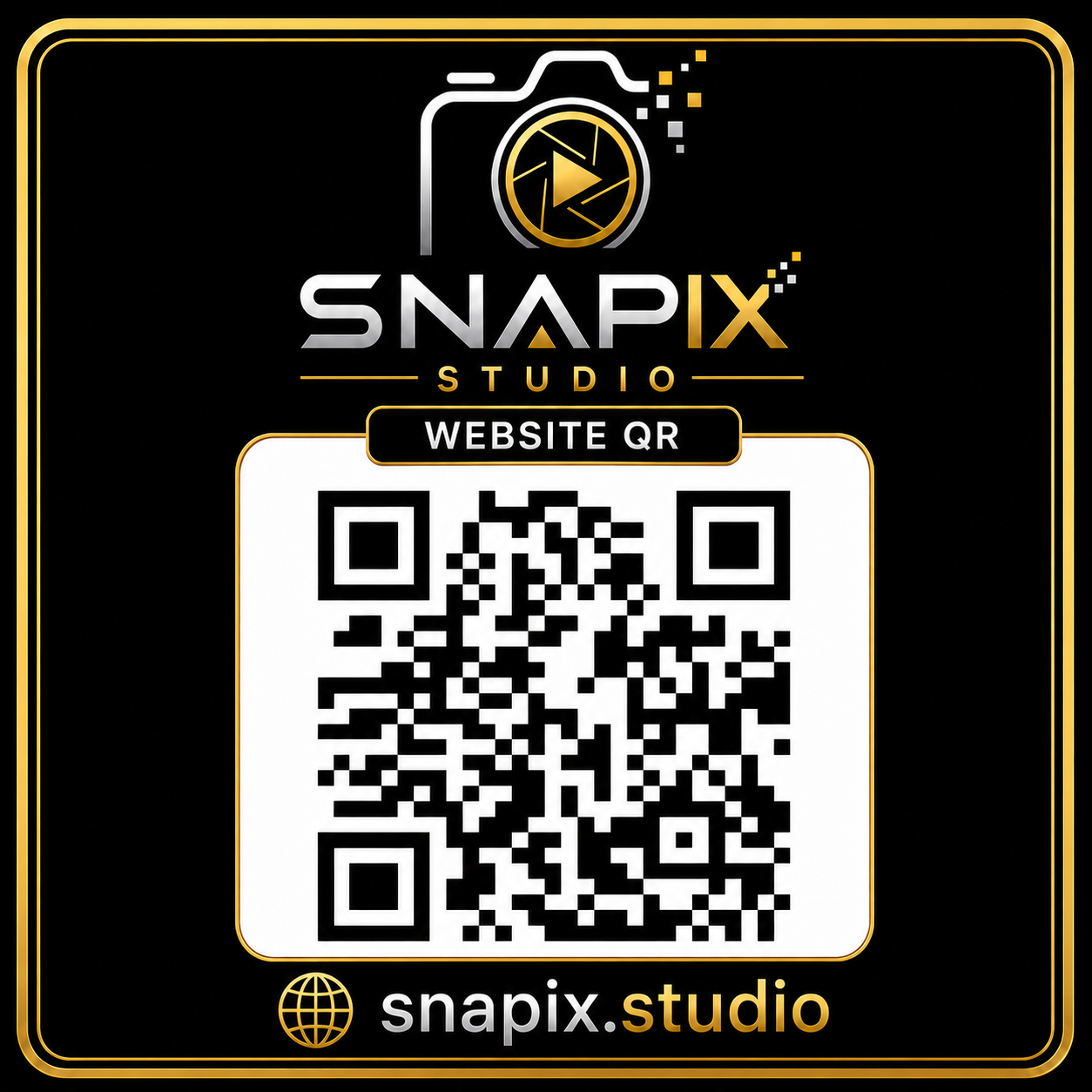 Website QR code for snapix.studio